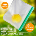 12 paket yeniden kullanılabilir PEVA gıda saklama çantaları